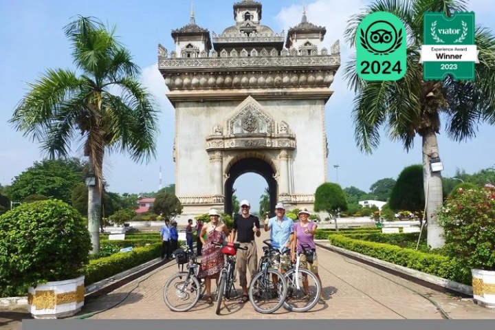 Full Day Vientiane City Tour & Buddha Park By Bicycle