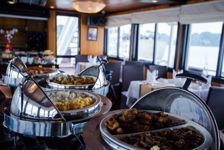 Buffet brunch with great food