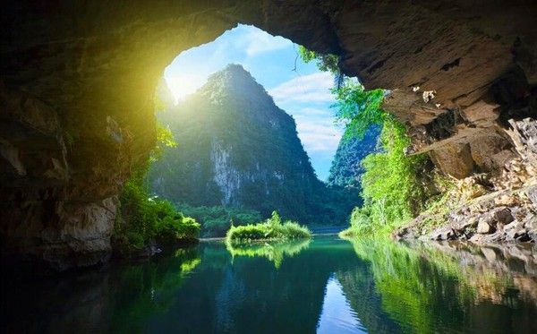Son Doong Cave, located in Phong Nha-Ke Bang National Park, is the world's largest cave.