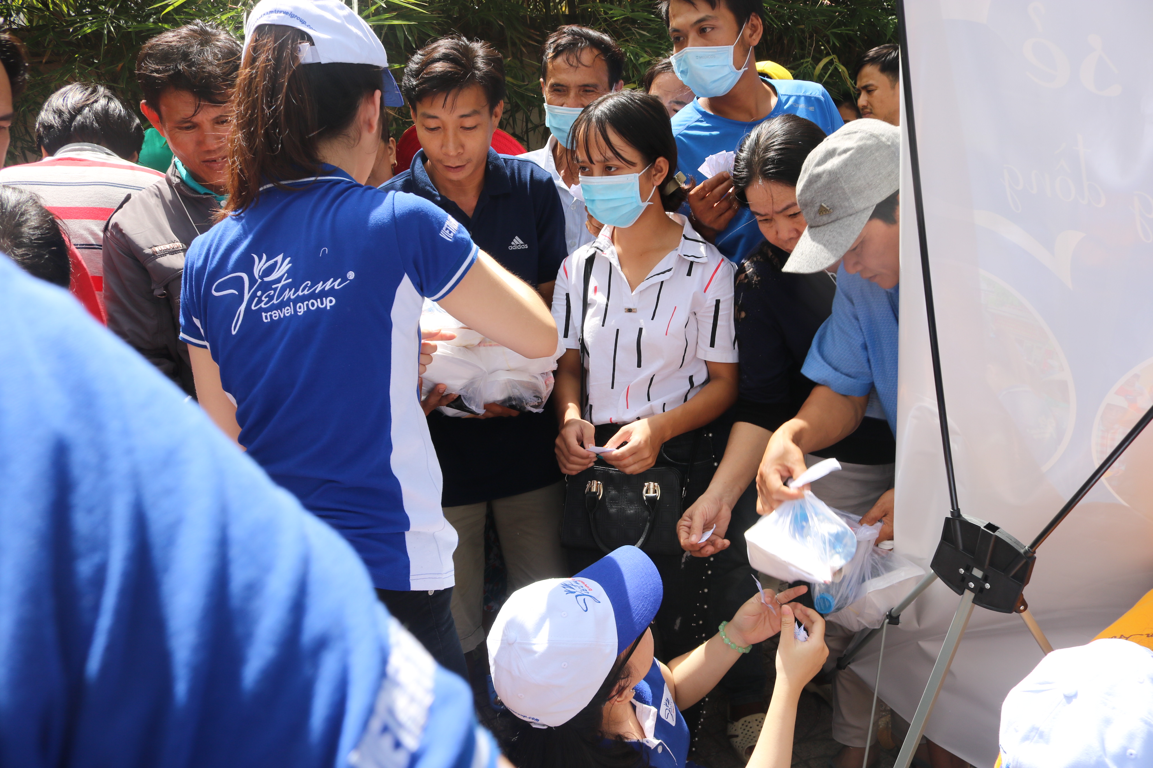 Vietnam Travel Group Team in action at Cho Ray Hospital